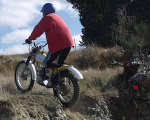 Greendale Classic Trials, S Jones. Yamaha TY250